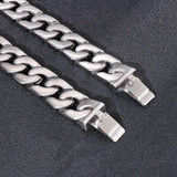 Men's Cuban Chain Bracelet Stainless Steel Never Fade
