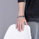 Men's Cuban Chain Bracelet Stainless Steel Never Fade