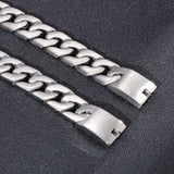 Men's Cuban Chain Bracelet Stainless Steel Never Fade