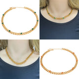 Cuban Chain Turquoise Bracelet for Women