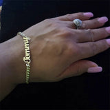Personalized Stainless Steel Cuban Chain Name Bracelet Gift
