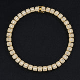 12mm Cuban Chain Sugar Rock Necklace Hip Hop Women's Accessories