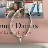 Cuban Chain Silver Plated Bracelet for Women
