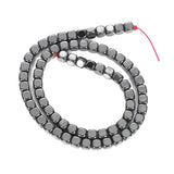 Cube Hematite Beads Square Natural Stone Beads DIY Bracelet Accessories