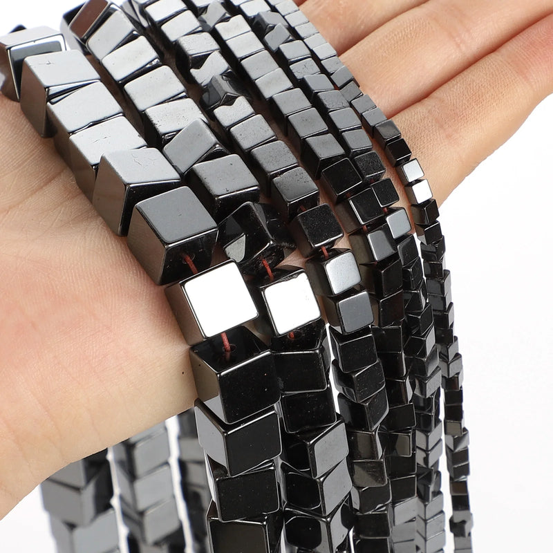 Hematite Stone Beads for Jewelry Making DIY 1/2/3/4/6/8/10MM