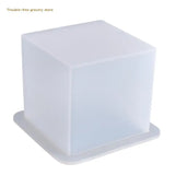 Cube Specimen Tabletop Ornaments Epoxy Resin Mold DIY Decoration Silicone Mould