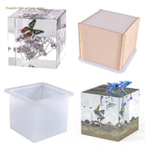 Cube Specimen Tabletop Ornaments Epoxy Resin Mold DIY Decoration Silicone Mould