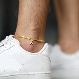 Cubic Charm Anklet Stainless Steel Anklets for Women Girl Beach Accessories