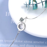 Double Circle Cubic Zircon Bracelet for Women