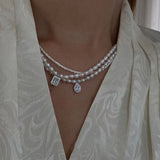 Cubic Zircon Choker Necklace for Women Rhinestone Tennis Necklace Crystal Chain