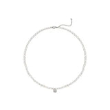 Cubic Zircon Choker Necklace for Women Rhinestone Tennis Necklace Crystal Chain