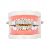 Hip Hop Fangs Teeth Grillz Top & Bottom Grills Dental Mouth Punk Teeth Caps