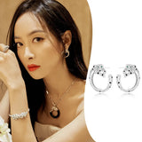 Leopard Stud Earring for Women Girl Party Jewelry Birthday Gift