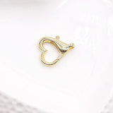 Love Shaped Buckle Clasp Necklace Bracelet Jewelry DIY