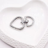Love Shaped Buckle Clasp Necklace Bracelet Jewelry DIY