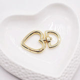 Love Shaped Buckle Clasp Necklace Bracelet Jewelry DIY
