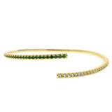 CZ Open Cuff Bangle Bracelet for Women