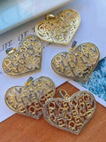 CZ Love Heart Necklace Pendant for Women