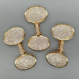CZ Pave Oval Clasps DIY Craft Accessories