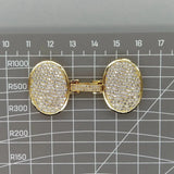 CZ Pave Oval Clasps DIY Craft Accessories