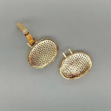 CZ Pave Oval Clasps DIY Craft Accessories