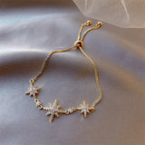 CZ Pendant Bracelet Crystal Flower Butterfly Rhinestone Jewelry