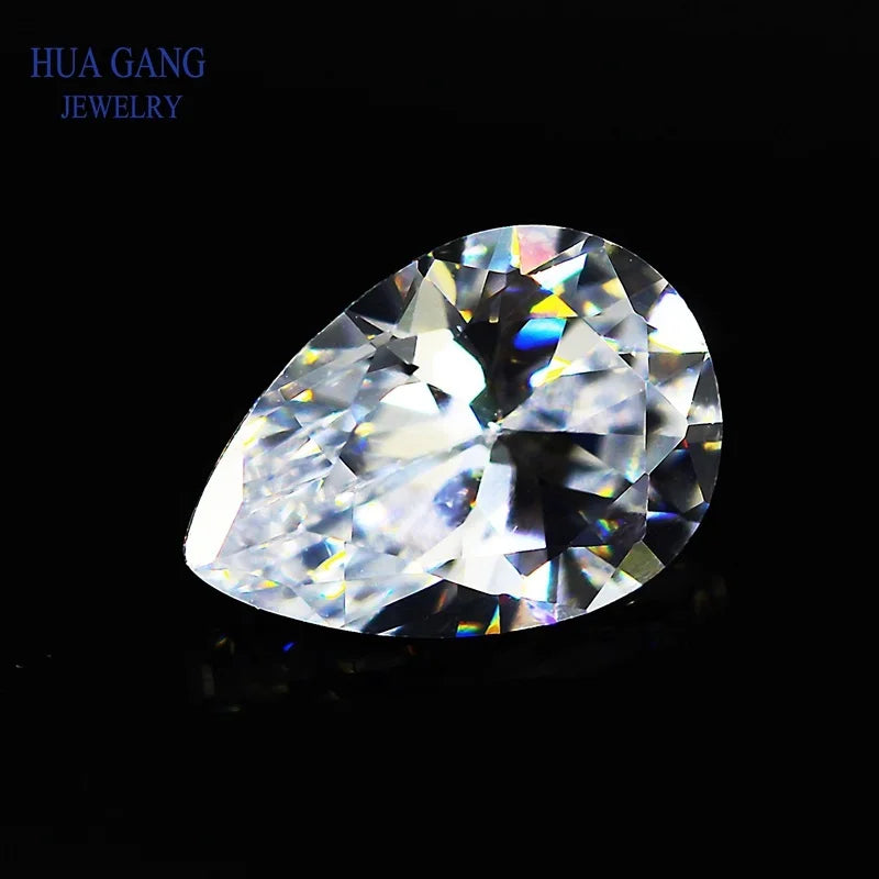 Multicolor Pear CZ Stones 2x3~13x18mm AAAAA