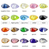 Multicolor Pear CZ Stones 2x3~13x18mm AAAAA