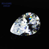 Multicolor Pear CZ Stones 2x3~13x18mm AAAAA