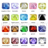Octangle Cut Multicolor CZ Loose Stones 2x2~12x12mm