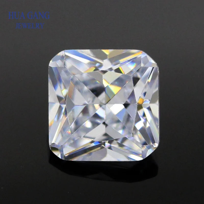 Octangle Cut Multicolor CZ Loose Stones 2x2~12x12mm