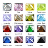 Princess Cut Multicolor CZ Stones 2x2~14x14mm AAAAA