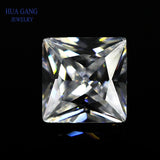 Princess Cut Multicolor CZ Stones 2x2~14x14mm AAAAA