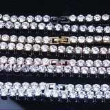 Crystal Rhinestone Tennis Necklace for Women