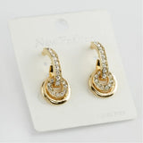 Cubic Zirconia Stud Earrings in Sterling Silver