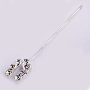 CZ Ring Scarf Clips