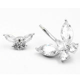 Cubic Zirconite Crystal Butterfly Belly Button Navel Piercing