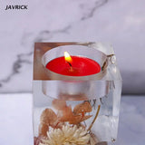 Cuboid Candle Holder Resin Molds for Tealight Candles