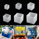 Cube Resin Mold Crystal Epoxy Silicone Mold Diy Jewelry Pendant Tools
