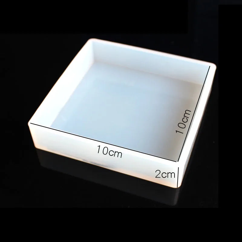 Cube Resin Mold Crystal Epoxy Silicone Mold Diy Jewelry Pendant Tools