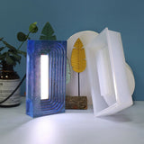 Cuboid Night Light Crystal Epoxy Resin Mold DIY Crafts