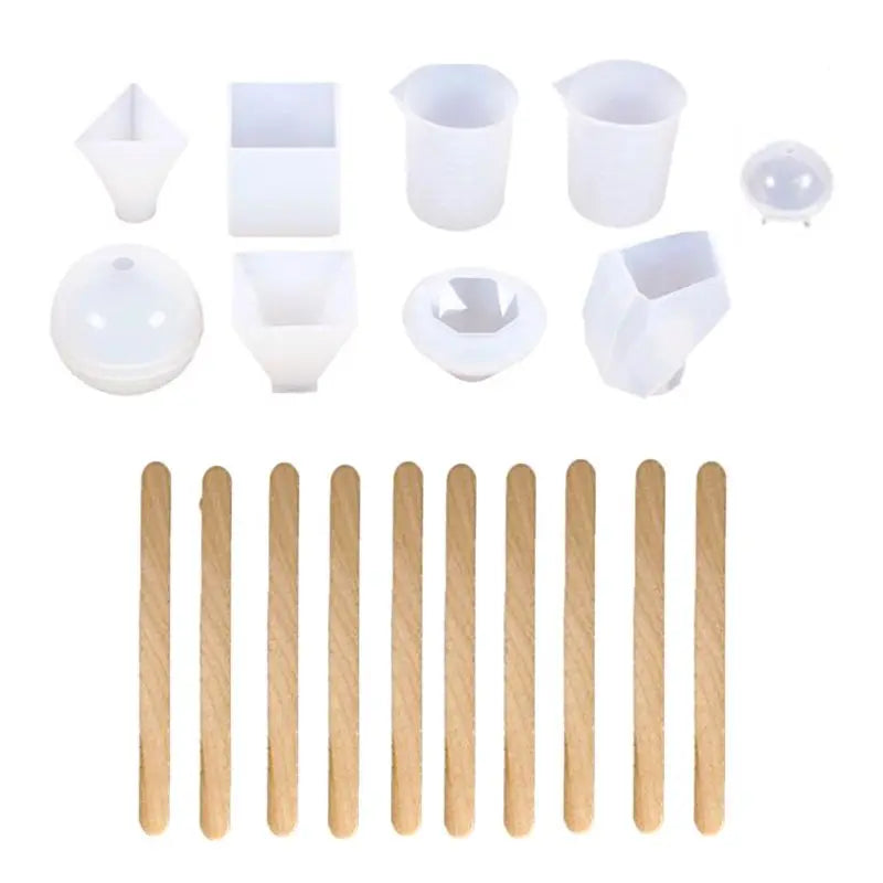 Silicone Crystal Epoxy Mold Pendant Casting Mould
