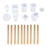 Silicone Crystal Epoxy Mold Pendant Casting Mould