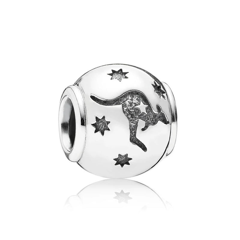 Cuentas De Mariposas Rosadas De Plata Esterlina S925
