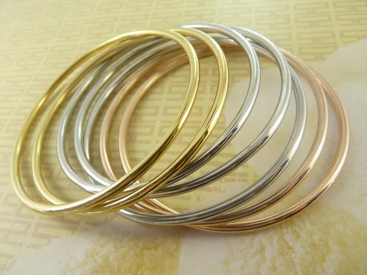 Stainless Steel Bracelets & Bangles For Women Girl Costume Jewelry