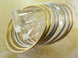 Stainless Steel Bracelets & Bangles For Women Girl Costume Jewelry