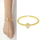 Crystal Bracelet & Bangles Love African Jewelry Dubai Copper Metal