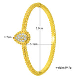 Crystal Bracelet & Bangles Love African Jewelry Dubai Copper Metal