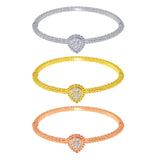 Crystal Bracelet & Bangles Love African Jewelry Dubai Copper Metal