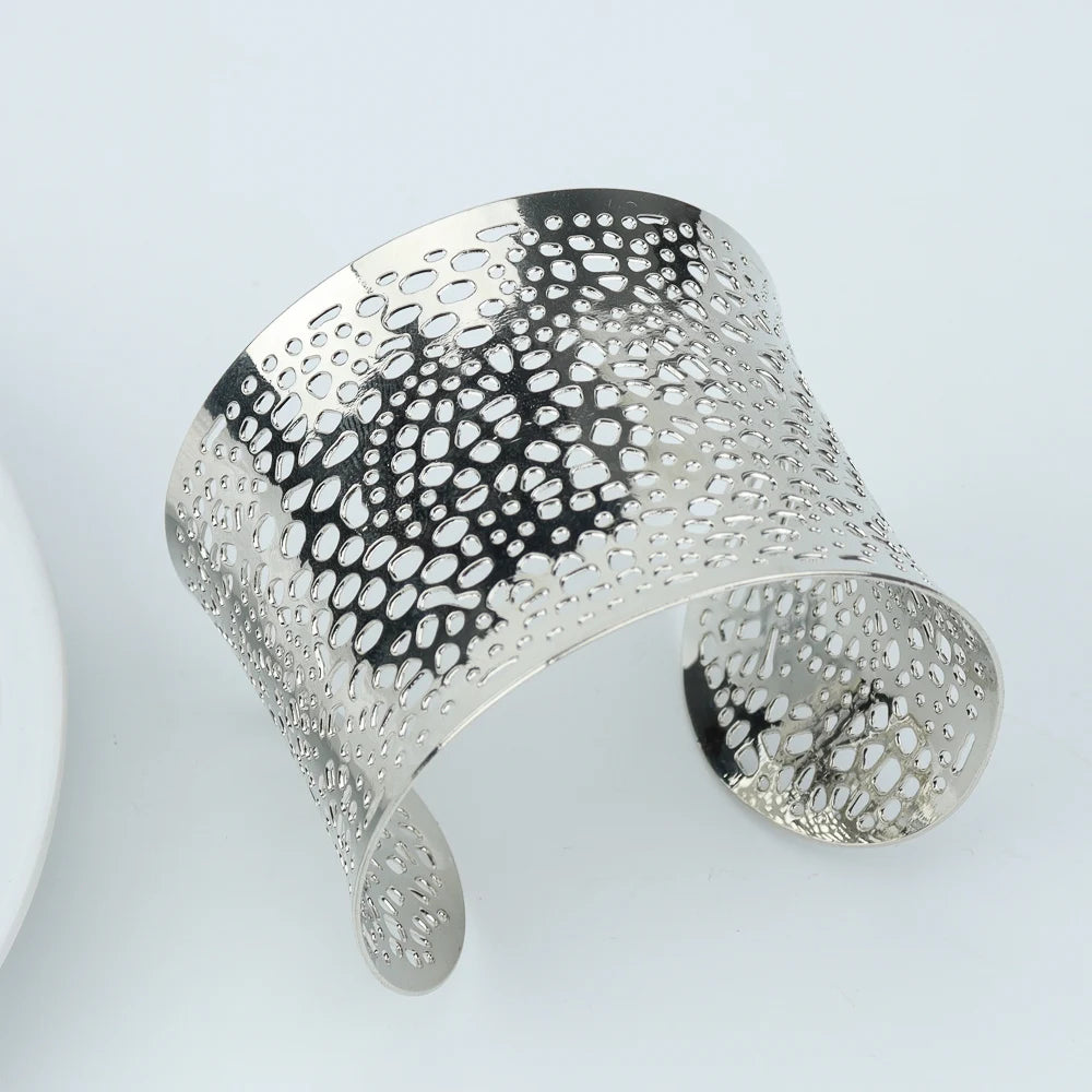 Women's Hollow Out Cuff Bangle for Weddings